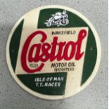 Round Castrol sign m/b. (241)