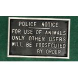 Animals only sign (281)