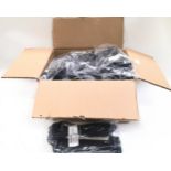 Box of new unused black 4 way surge protection 2 meter extension cables (20).