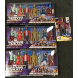 4 x Hasbro Marvel Guardians of the Galaxy toy sets. (18/19)