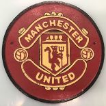 Football plaque MU (251)