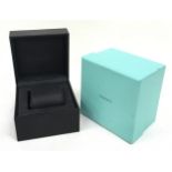 Tiffany & Co inner & outer genuine wristwatch empty boxes.