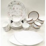 Various Wedgwood part services to include Tapestry, Ethereal 101 and Campion patterns