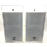 RCF COMPACT SERIES SPEAKERS. Here we have a pair of Acustica C3110 speakers with hanging brackets.