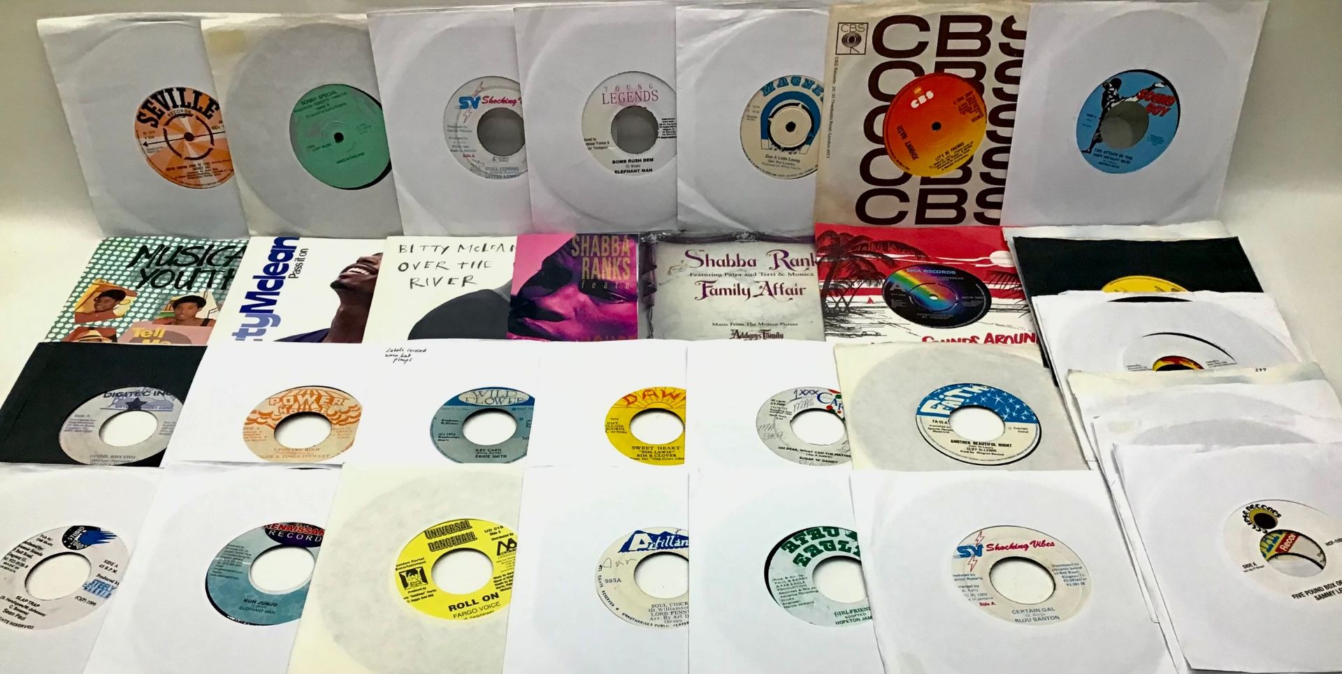 COLLECTION OF VARIOUS RELATED REGGAE SINGLE RECORDS. 36 in total here with artists to include - - Image 2 of 2