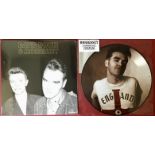 2 MORRISSEY VINYL SINGLES. First we have a copy on picture disc of 'Glamorous