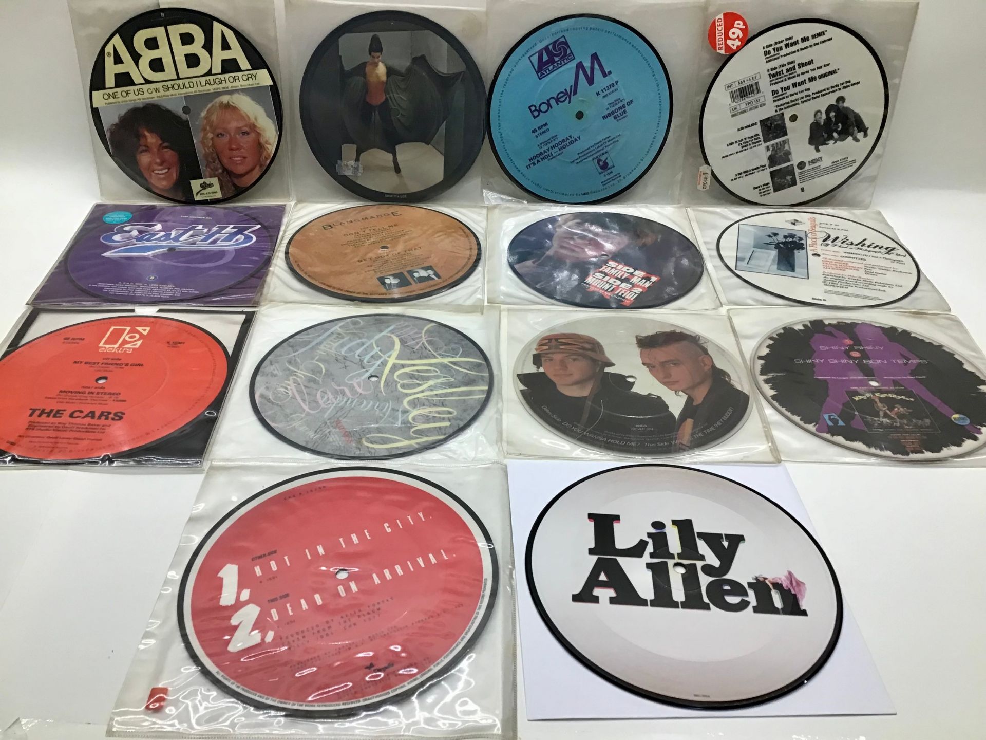 SELECTION OF SINGLE PICTURE DISC RECORDS. This lot includes artists - A Flock Of Seagulls - Boney - Image 2 of 2