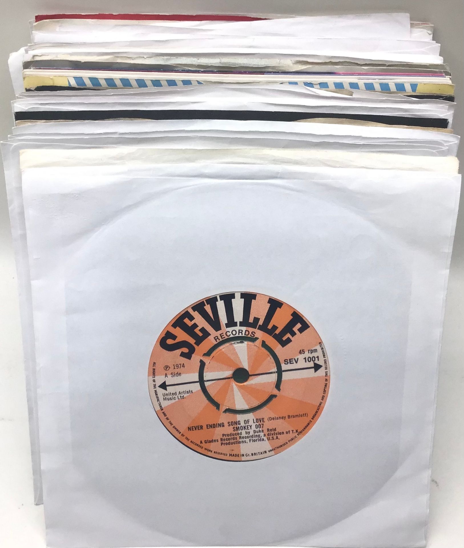 COLLECTION OF VARIOUS RELATED REGGAE SINGLE RECORDS. 36 in total here with artists to include -