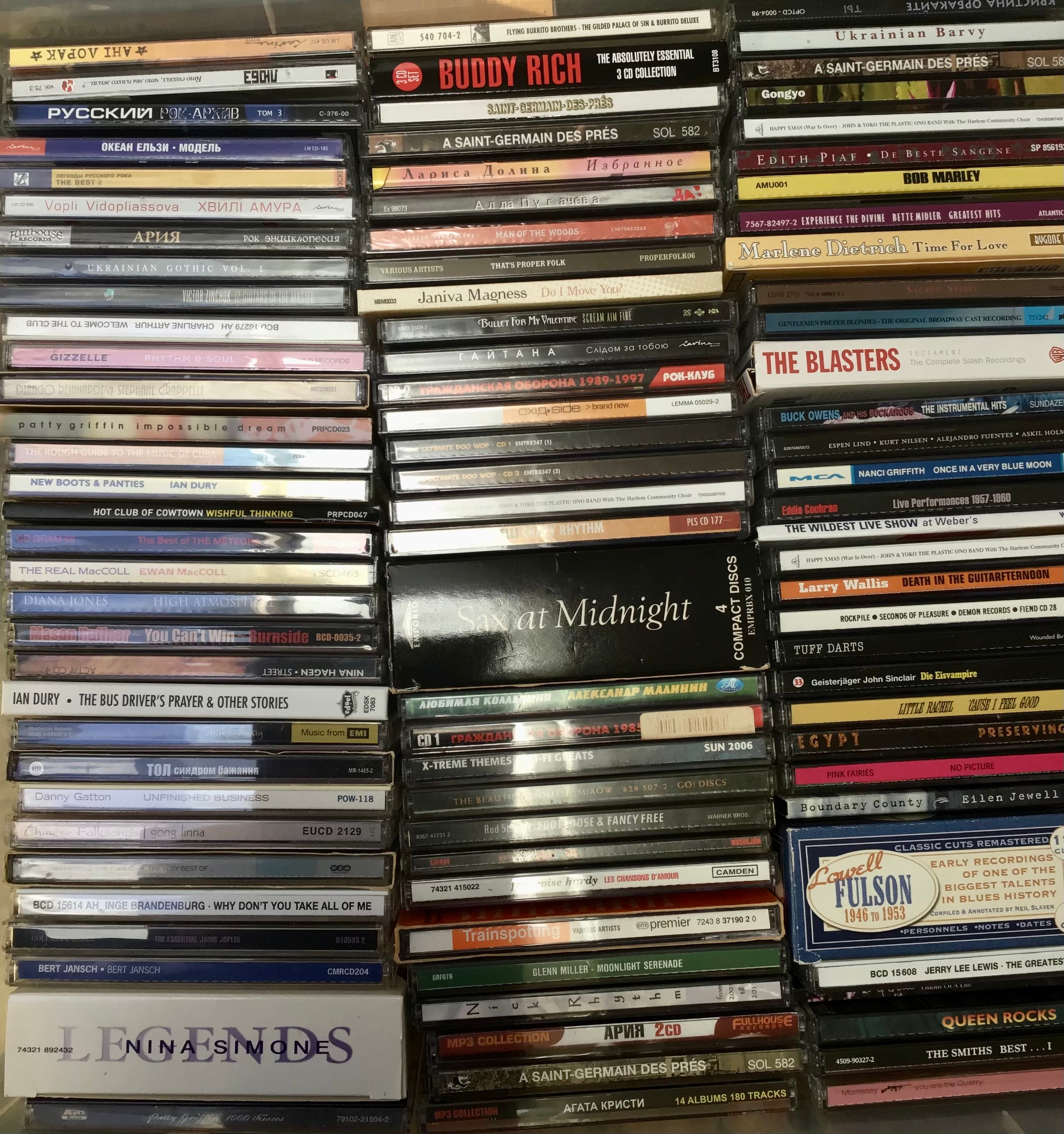BOX OF VARIOUS ROCK / POP COMPACT DISCS. To include artists - Alice Cooper - Larry Wallis - Nina - Image 2 of 3