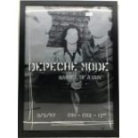 POSTER OF DEPECHE MODE. This is advertising the track Barrel Of A Gun from 1997 and poster is from