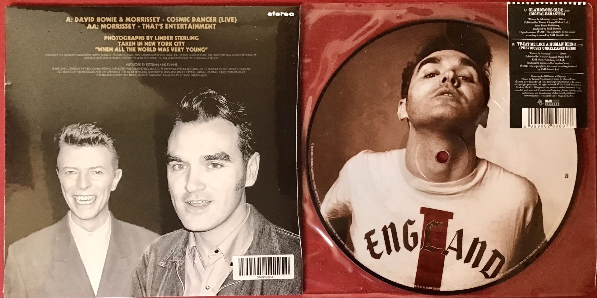 2 MORRISSEY VINYL SINGLES. First we have a copy on picture disc of 'Glamorous - Image 2 of 2