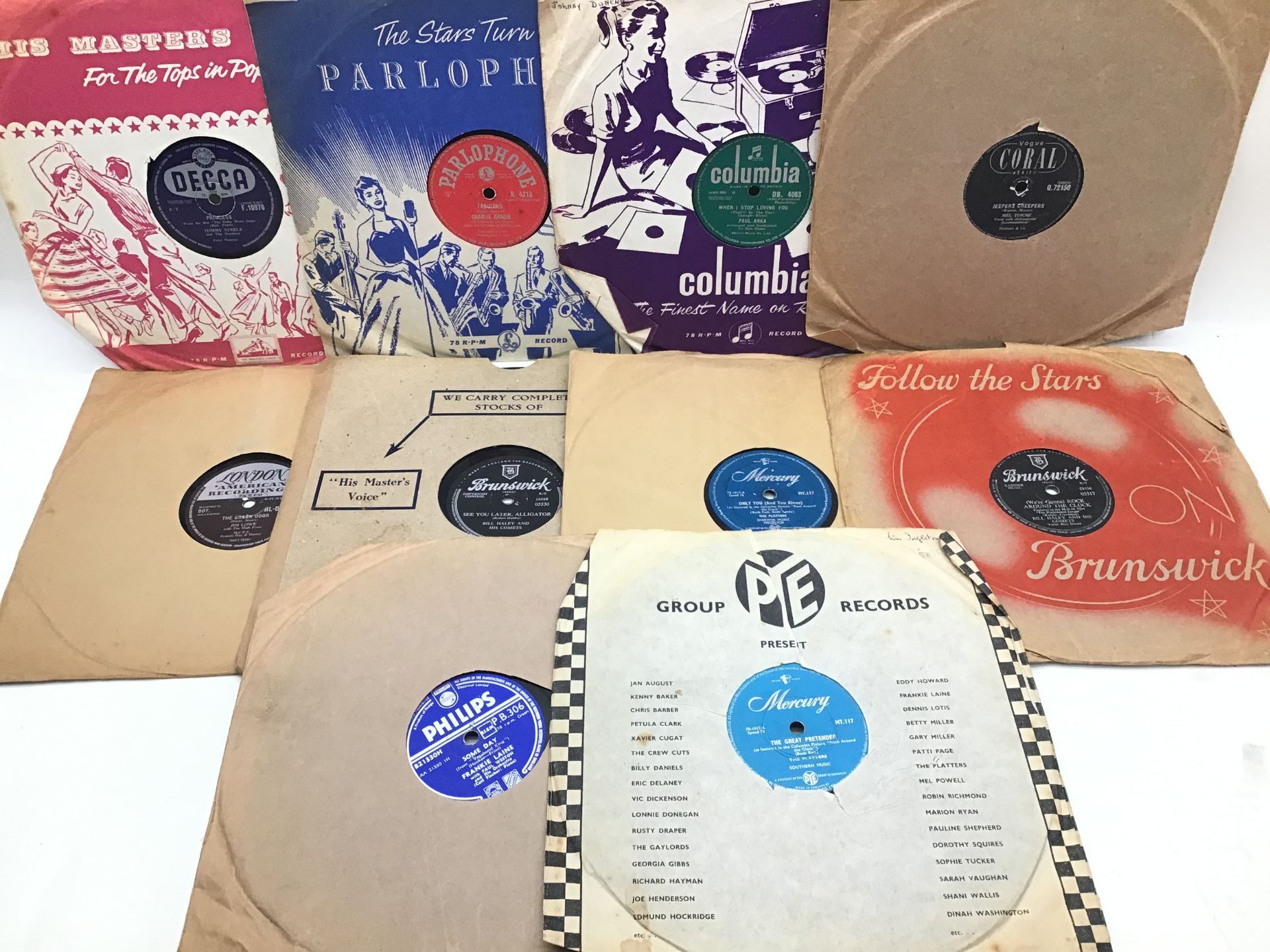 ROCK AND ROLL SELECTION OF 78RPM RECORDS. Nice selection here to include - Elvis Presley - The - Image 2 of 3