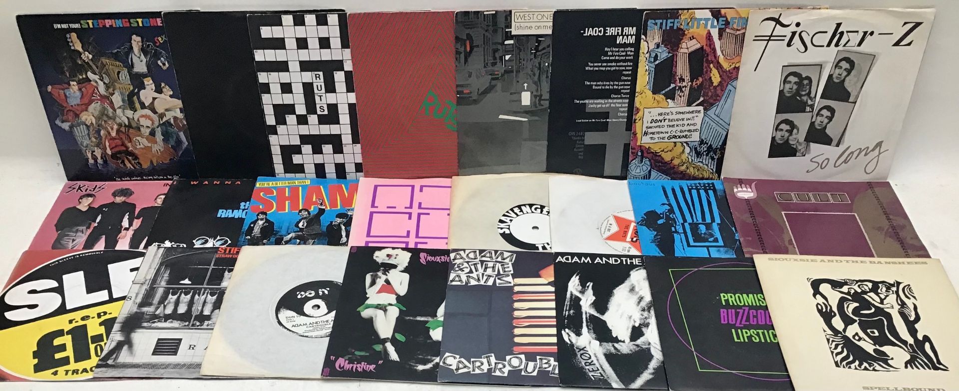 PUNK RELATED SINGLES COLLECTION. All found here in Ex conditions. Artist’s include - Buzzcocks - The