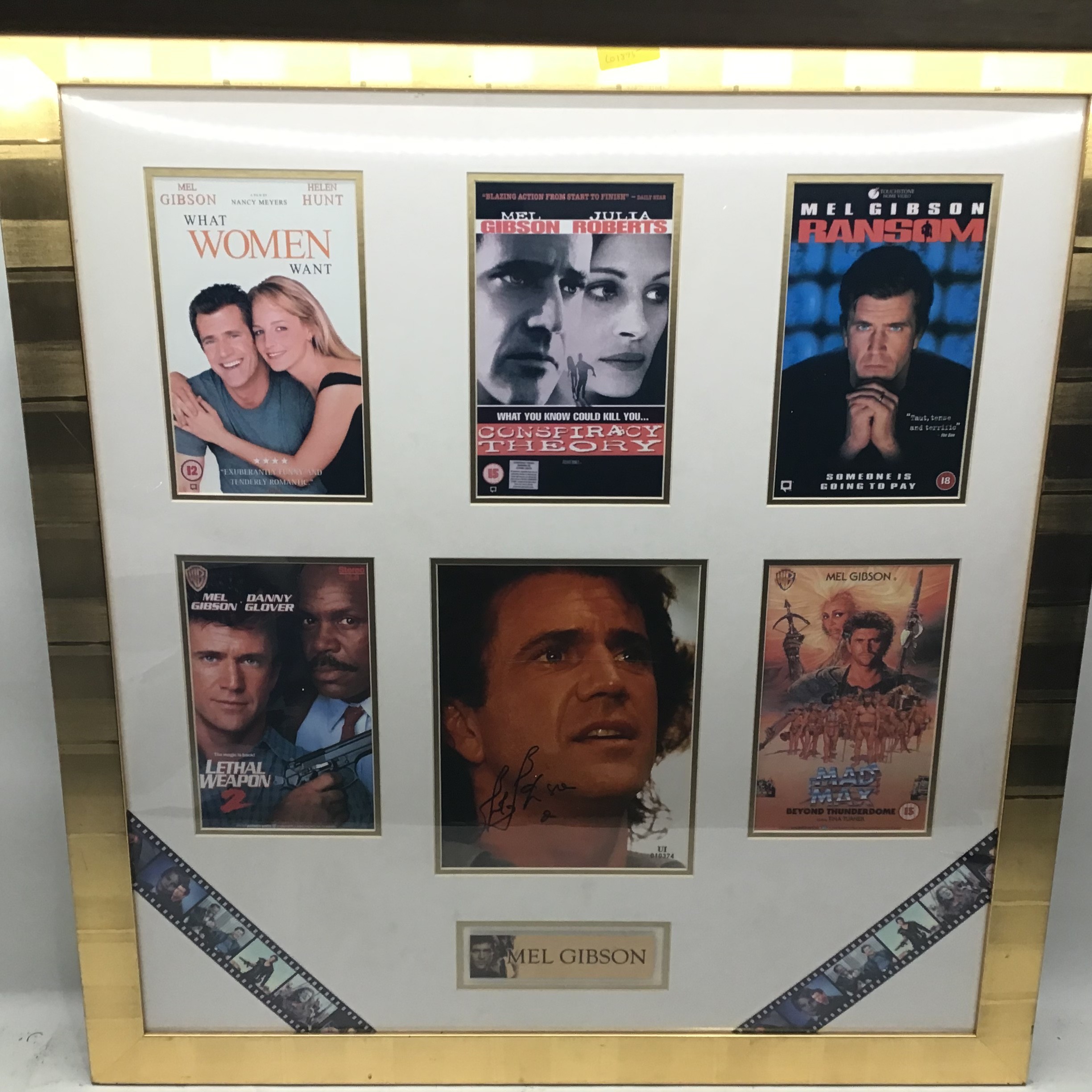 2 BEAUTIFULLY FRAMED FILM RELATED DISPLAYS. First we have a Mel Gibson celebration of film related - Image 3 of 5