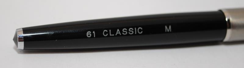 Parker 61 Series II black Classic mint NOS uninked, chalked. Boxed with leaflet. Ref. MC256 - Image 4 of 5