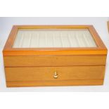 Quality Wancherpen International pen storage/display box with drawer under. Storage capacity for