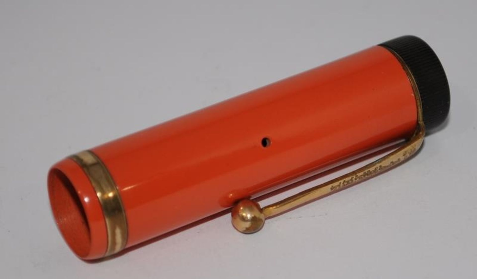 1924-6 Parker Duofold Big Red of hard rubber construction, o/all good condition with just a few - Image 5 of 6