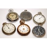 A collection of gents pocket watches