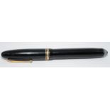 Swan A660 Torpedo fountain pen. 'b' imprint original leverless system c/w Swan No.6 oblique 14ct