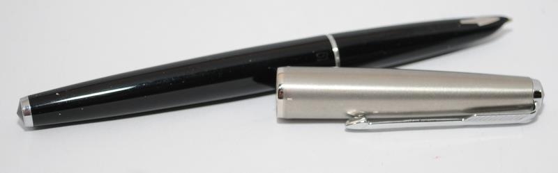 Parker 61 Series II black Classic mint NOS uninked, chalked. Boxed with leaflet. Ref. MC256 - Image 5 of 5