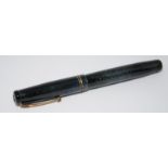 Swan blue lizard skin Fountain pen Ref. L312/87 c/w Mabie Todd Swan No.3 14ct nib. Ref. YYR305