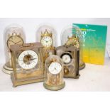 Collection of six 400 day anniversary clocks, all appear complete but in need of attention. To