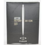 Quality hardback book 'Jotter- The History of an Icon'. The definitive book on the Parker Jotter.