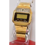 Vintage Omega Memomaster gents digital watch. Full set, inner and outer box, papers etc. Requires