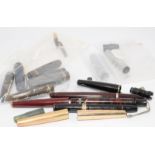 A collection of pen parts for spares/restoration, A good selection of hard to find components