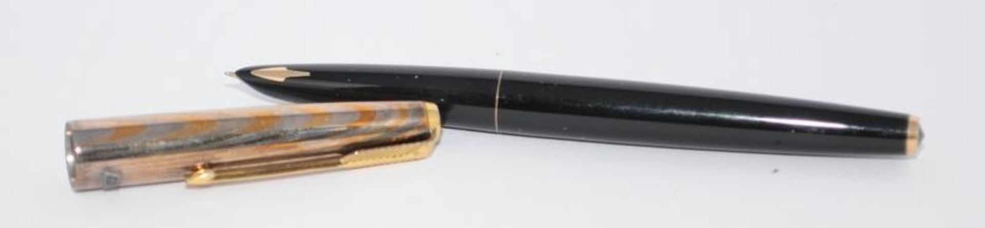 Pair of vintage boxed Parker pens to include a P61 black with rainbow cap and a Parker 61 black De - Image 5 of 5