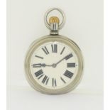 A Railway pocket watch used on the Taff Vale Railway supplied by H W Bedford, Regent Street, London