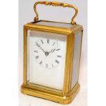 Quality vintage Gorge cased carriage clock. Presented in excellent working condition. 12cms tall
