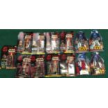 13 x Star Wars Hasbro Episode I and Revenge of the Sith figures in sealed carded bubble packs to