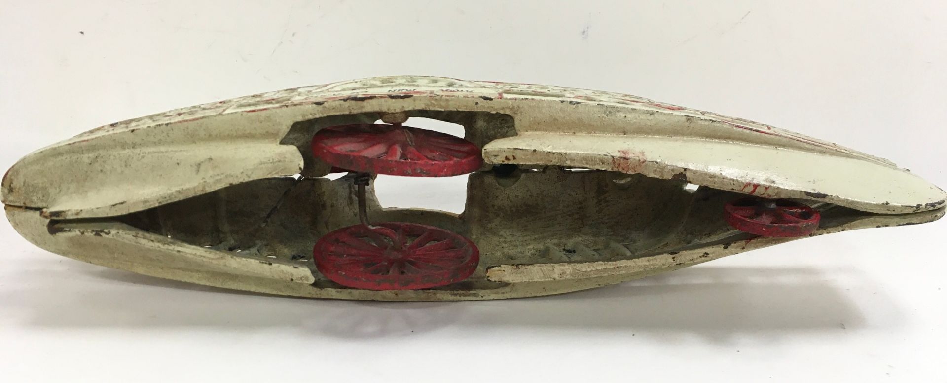 Cast Iron model of a paddle boat, believed to be Wilkins. - Image 3 of 4