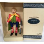 Steiff Noso Clown 1911 replica felt figure, white tag 412042, 1995 LE 1200, Near Mint within