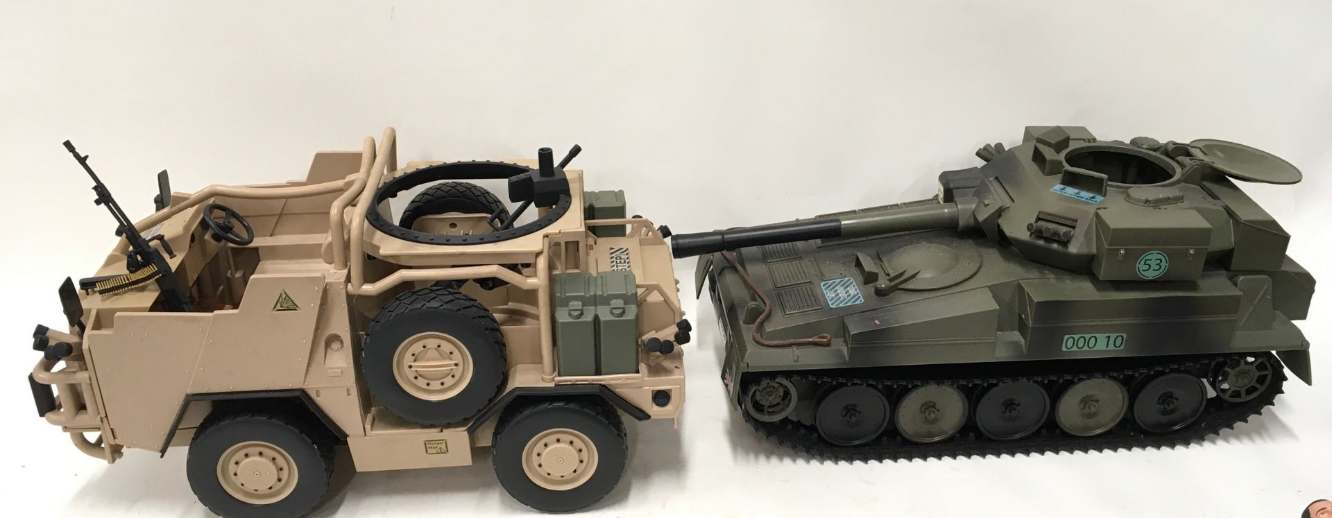 Large bundle of HM Armed Forces action figures and vehicles to include Helicopter, 2 x Tanks, - Image 8 of 10