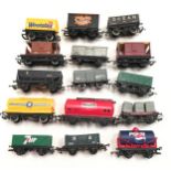 15 Hornby mixed freight wagons. Generally Good to Excellent condition.