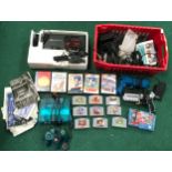 Sega Master System II console, Power Base, controllers, games etc. and Nintendo 64 Console,