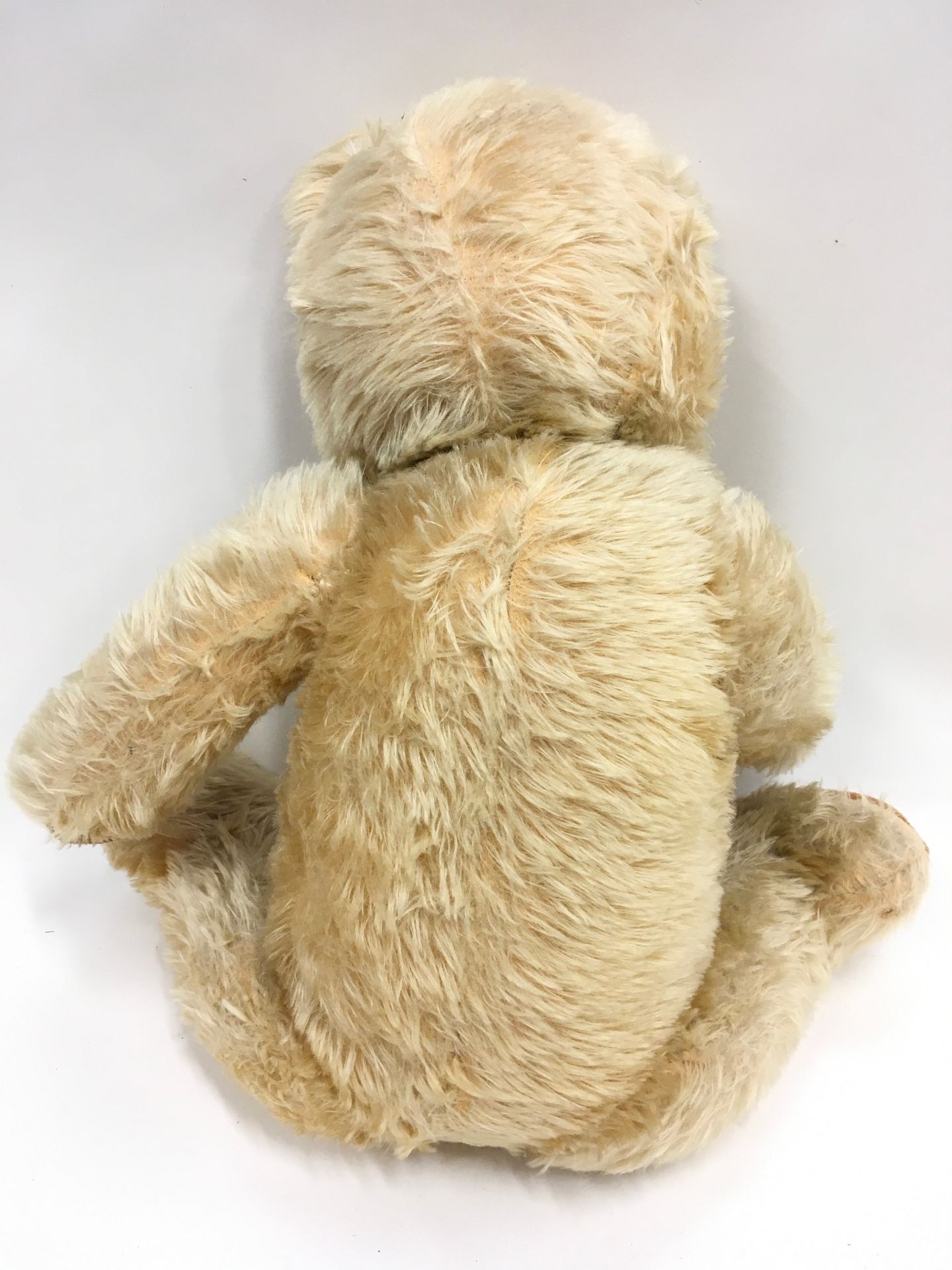 Large vintage Schuco Teddy Bear with blonde mohair, jointed with growler. - Image 2 of 4