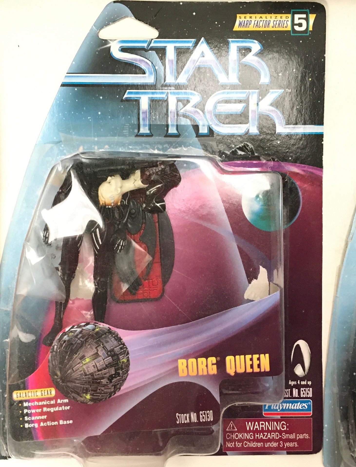 7 x Star Trek Playmates figures in bubble packs. (One opened pack). - Image 2 of 2