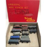 12 OO gauge Hornby/Bachmann mixed freight wagons. Various conditions.
