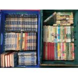 2 crates of approx 100 Enid Blyton hardback books (Brock Books and Dean & Son Ltd).