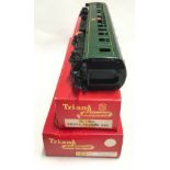 Triang R158 Railcar and Trainer car with R334 Centre car - 3 piece set. Good condition, 2 pieces