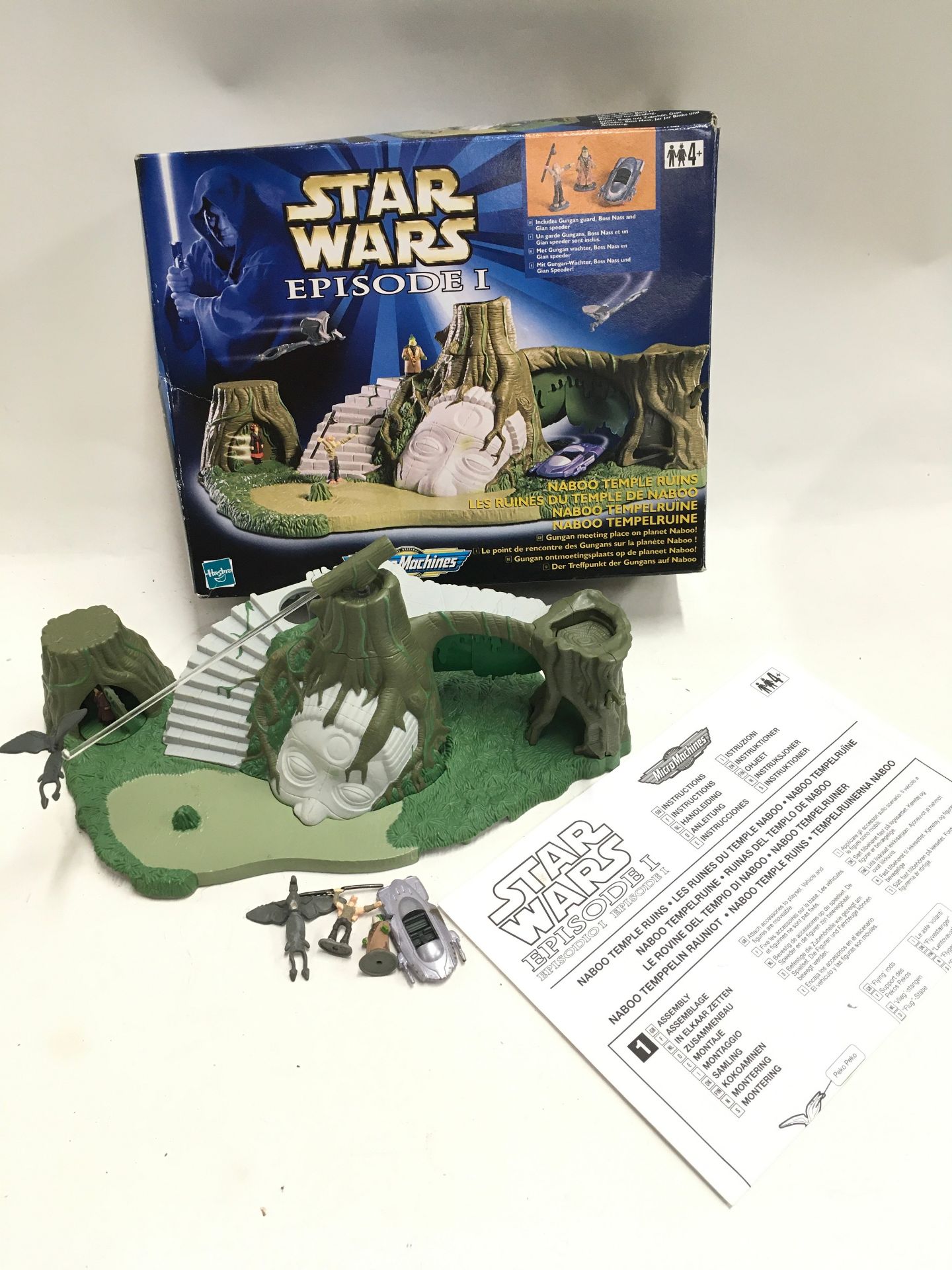 3 Star Wars Episode 1 Hasbro Micro machines boxed sets: Podrace Arena, Naboo Temple Ruins, Jar Jar - Image 3 of 4