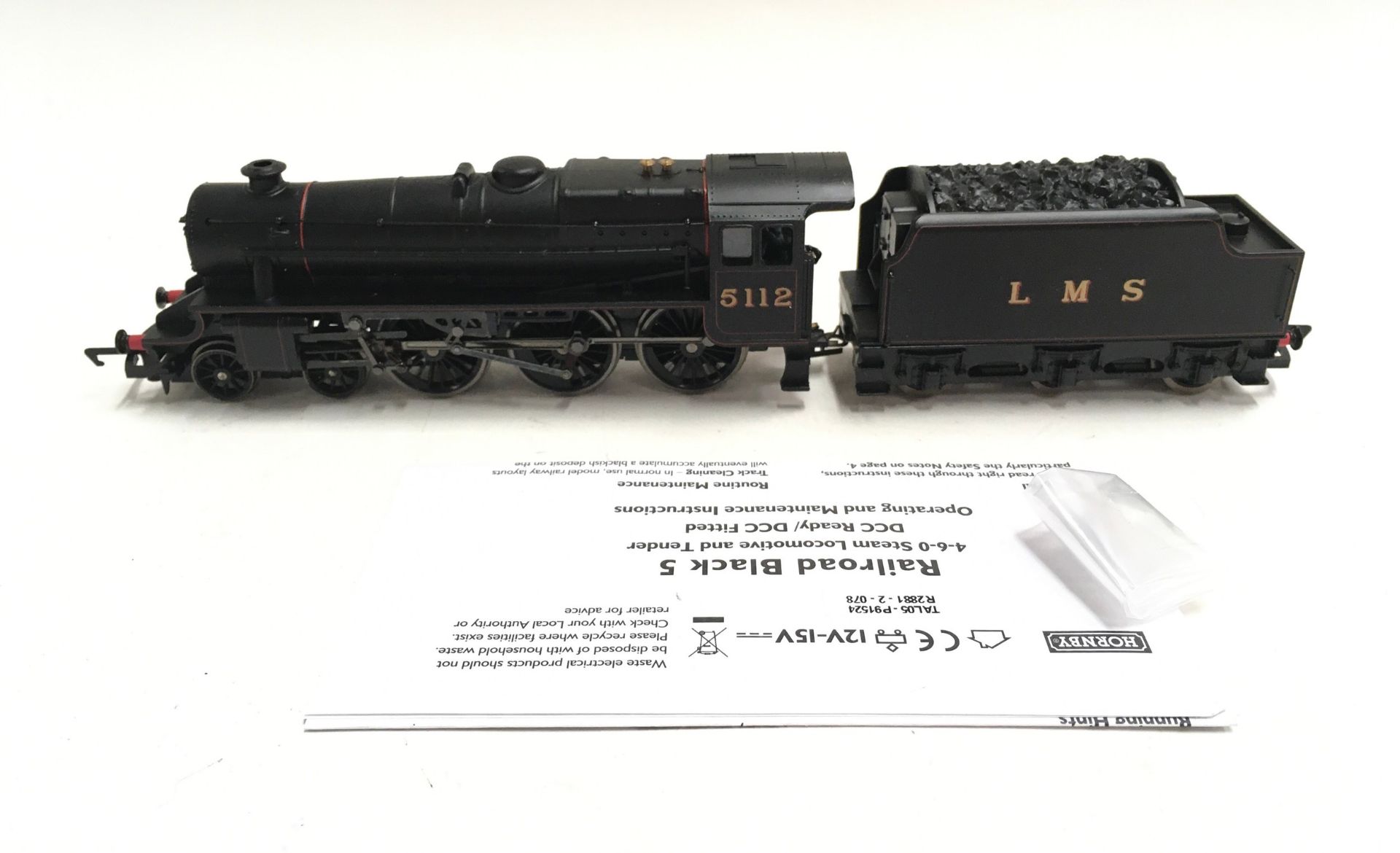 Hornby OO gauge R2881 LMS Class 5 5112 locomotive. Appears Near Mint, boxed. - Image 3 of 3