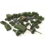 Collection of Dinky Army related models to include 677 Armoured Command Vehicle, Thornycrift