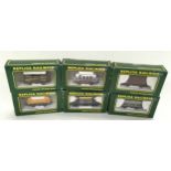 6 Replica railways mixed freight wagons, boxed.