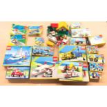Collection of vintage boxed and unboxed Lego sets believed to be complete but not checked. See phot