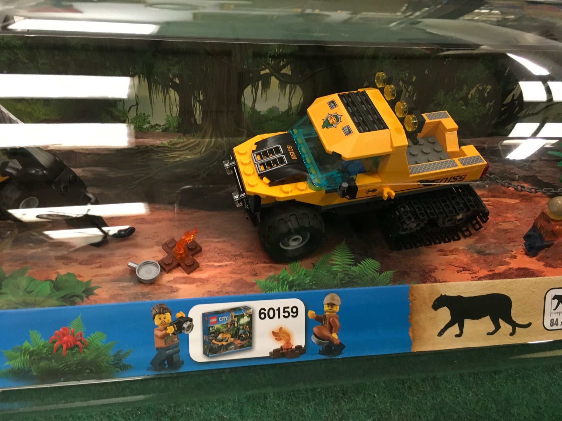 Lego City Jungle - Brand New, unused shop/Retail display case for #60159 Jungle Half Track - Image 2 of 5