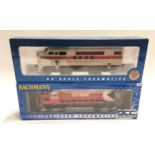 2 Bachmann HO scale Diesel locomotives: 60710 GP 35 CP Multi Mark (Red) 5009 and 11704 FT A-Unit